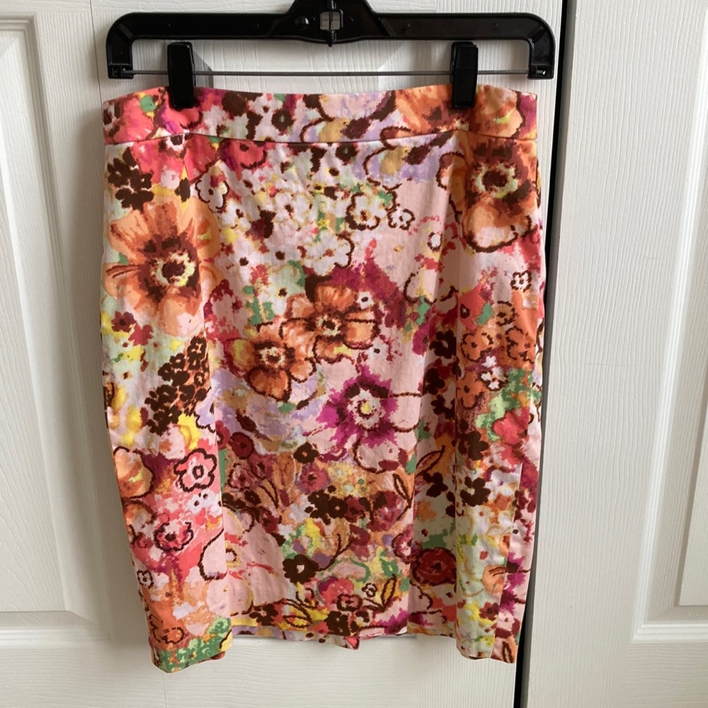 J Crew Floral Skirt